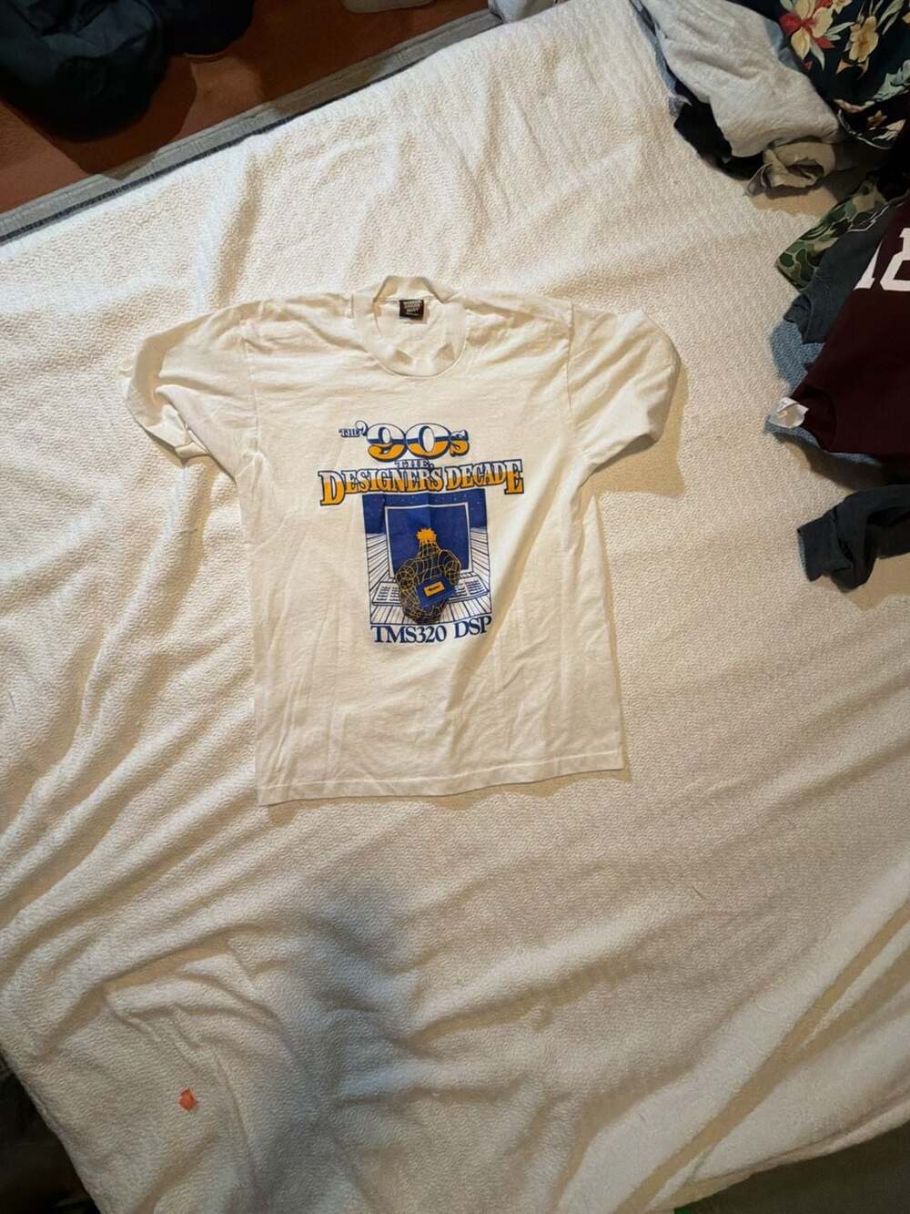 Vintage 90s Texas Instruments TMS320 DSP The Designers Decade T-Shirt